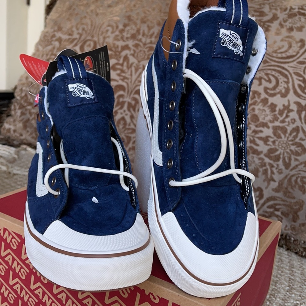 Vans Sk8-Hi Mte 2.0 Dx Dress Blues/Marshmallow WM - Picture 8 of 16
